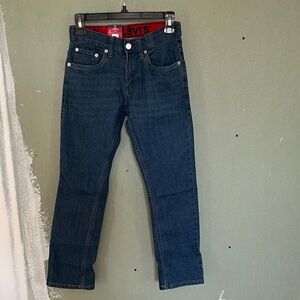 Levi's Men's Dark Blue Straight Jeans